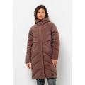 Daunenmantel JACK WOLFSKIN "MARIENPLATZ COAT W" Gr. S (36), braun (wild, ginger) Damen Mäntel Daunenmäntel