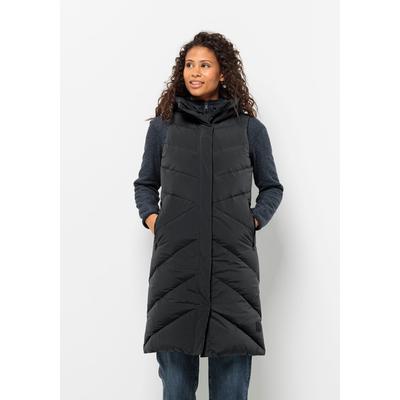 Daunenweste JACK WOLFSKIN "MARIENPLATZ VEST W", Damen, Gr. XXL (48), grau (phantom), OBERSTOFF: 87% POLYAMID, 13% ELASTHAN; FUTTER: 100% POLYESTER; FÜLLUNG: 90% ENTENDAUNEN, 10% FEDER;, Westen Image