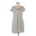 Summer and Sage Casual Dress: Blue Stripes Dresses - Women's Size Medium