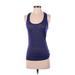 Athleta Active Tank Top: Blue Activewear - Women's Size X-Small