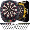 Dartscheibe Elektronisch,Elektronische Dartscheibe mit 12 pfeilen elektronisches Elektronik Dartboard Dart Scheibe Dartautomat E Dartboards