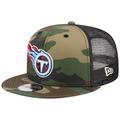 Men's New Era Camo Tennessee Titans Main Trucker 9FIFTY Snapback Hat