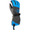 Klim PowerXross Gauntlet Snowmobile Gloves, grey-blue, Size 2XL