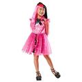 Rubies Draculaura Deluxe Kostüm für Mädchen, Kleid und Stirnband, offizielles Monster High Kostüm für Karneval, Weihnachten, Geburtstag, Party und Halloween.