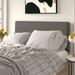 Kelly Clarkson Home Annalee Panel Headboard Upholstered/Cotton in Brown | King | Wayfair ADD4B9225C984F7DB54BBA55D6E8F6BE