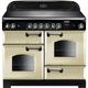 Rangemaster CLA110ECCR/C 117520 Classic 110cm Electric Cooker with Ceramic Hob Cream and Chrome