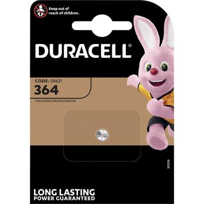 Duracell Knopfzelle 364 1.55 V 1 St. 20 mAh Silberoxid SR60 Image