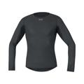 Gore Herren Windstopper Base Layer Thermo Long Sleeve Shirt schwarz