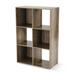 Ebern Designs Noriane 35.39" H x 23.7" W Cube Bookcase Wood in Brown | 35.39 H x 23.7 W x 11.73 D in | Wayfair 2B2E23EF7D28439CB685D5B19C7B590F