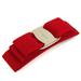 Pre-Owned Salvatore Ferragamo 0495451 Cotton Women s Barrette Red Color (Good)