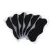 Hemoton 12pcs Deep Nose Pore Cleasing Strips Bamboo Charcoal Blackhead Remover Nose Sticker (Black)