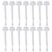 OUNONA 50pcs Nail Polish Bottle Brushes Nail Manicure Use Brushes Nail Shop Supplies