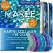 Maree Eye Gel Pads - Reduce Wrinkles Puffy Eyes Dark Circles Eye Bags - Natural Marine Collagen Eye Gels with Hyaluronic HA - Anti Aging Eye Mask Patches & Face Moisturizer