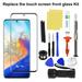 Anvazise Phone Touch Screen Ultra-thin Replacement Tempered Glass Front Outer Lens Glass Screen Repair Kit for Samsung Galaxy S8/S8 Plus/S9/S9 Plus/S10/S20/S21 Plus for Samsung Galaxy S21 Ultra