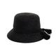 Black Straw Cloche Hat For Women Extra Small Justine Hats