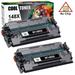 148X W1480X XXL (No Chip) Cool Toner Compatible for HP Toner Cartidge Pro 4001dn 4001n MFP 4101fdn (2-Pack Black)