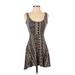 See You Monday Casual Dress: Black Dresses - Women's Size X-Small