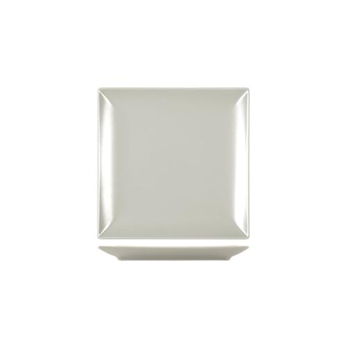 H&H Satz von 6 Esstellern Stoneware Boston Tortora 24x24cm