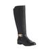 Women's The Viona Wide Calf Boot by Comfortview in Black (Size 7 1/2 M)