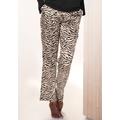 Pyjamahose BUFFALO Gr. 44, N-Gr, schwarz-weiß (zebra, print) Damen Hosen Stoffhosen