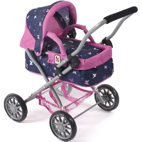 „Puppenwagen CHIC2000 „“Smarty, Butterfly““ bunt (butterfly) Kinder Puppenwagen -trage“