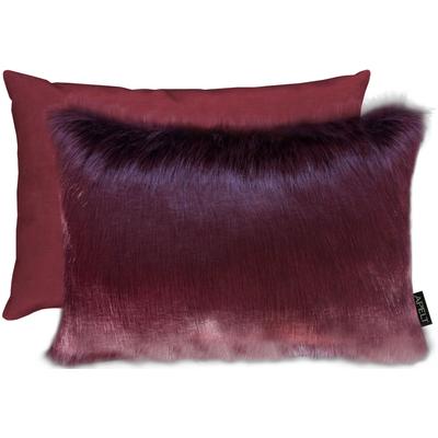 Dekokissen APELT "Lars" Gr. 1, rot (bordeaux, unifarben), B:35cm H:5cm L:45cm, Polyester, Dekokissen_Sitzkissen_Kissenhüllen Image