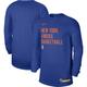 Unisex Nike Blue New York Knicks 2023/24 Legend On-Court Practice Long Sleeve T-Shirt