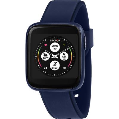 Sector Smartwatch Aluminium blau Damen