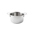 Paderno 12207-24 6 1/4 qt Aluminum/Stainless Steel Sauce Pot - 9 1/2" x 5 1/2"