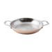 Paderno 15615-20 Copper Series 15600 7-7/8" Aluminum/Copper/Stainless Steel French Omelet Pan w/ Stainless Steel Handles