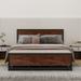 17 Stories Graehl Storage Bed Wood & Metal/Metal in Brown | 38.8 H x 61.2 W x 81.49 D in | Wayfair 02C7FCC43B724A0B9EE3314D2342E7CD