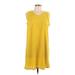 Velvet Torch Casual Dress - Shift: Yellow Dresses - Women's Size Large