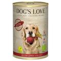 Dog´s Love Bio Vegan 6 x 400 g pour chien - Reds