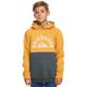 Kapuzensweatshirt QUIKSILVER "School Again" Gr. 12, gelb (mustard) Kinder Sweatshirts