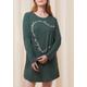 Nachthemd TRIUMPH "Nightdresses NDK 03 LSL X" Gr. 36, N-Gr, grün (smoky green) Damen Kleider Nachthemden