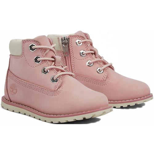 „Schnürboots TIMBERLAND „“Pokey Pine 6In Boot with““ Gr. 27, rosa Kinder Schuhe Stiefel Boots“