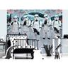 Papier peint Walltastic 5 Stormtroopers avec armes - Star Wars - 305x244cm