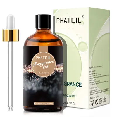 PHATOIL 100ml Magnolia Fragrance Essential Oil White Musk Fresh Linen Honeysuckle Peach for Aroma Candle Soap Lip Balm Making