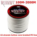 Warknife 16 Strands 100M - 2000M Hollow Core PE Braid Extreme Japan Braided Fishing Line