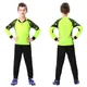 Child Soccer Goalkeeper Jersey Set Sponge Protector Customized Goalkeeper Uniform Suit Shorts