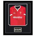 Signed Louis Rees-Zammit Jersey Framed – Wales Rugby Icon Shirt