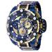 Renewed Invicta Reserve Flying Fox Swiss Ronda 8040.N Caliber Men's Watch - 52.5mm Gold Black Dark Blue (AIC-38733)