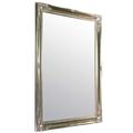 Extra Large Antique Silver Shabby Chic Framed Bevelled Mirror 46inch x 36inch (117cm x 91cm) Stunning Quality - Ready to Hang - ITV Show Supplier