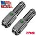 2 Pack Super Bright USB 990000Lm Led Flashlight Rechargeable Tactical Flashlights Torch