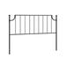 Hillsdale Furniture Veridian Metal Headboard, Matte Black