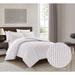 Chic Home Wesly 3 Piece Dot Striped Pattern Print Duvet Cover Set