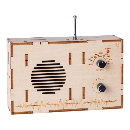 3D Puzzle Holz Radio