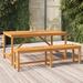 vidaXL Patio Bench Solid Wood Acacia