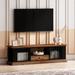 Modern Design TV stand with 2 Storage Cabinets and Drawer,TV Console Table Media Cabinet - n/a