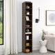 Tall Narrow Bookcase Display Bookshelf